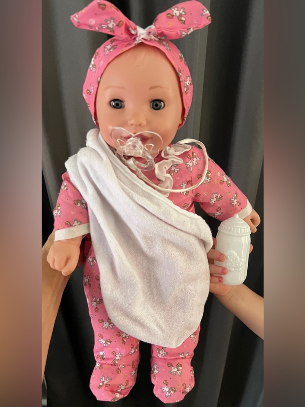 🦄🩷BABY’S FIRST GOLDBERGER TALKING BABY DOLL & ACCESSORIES🩷🦄